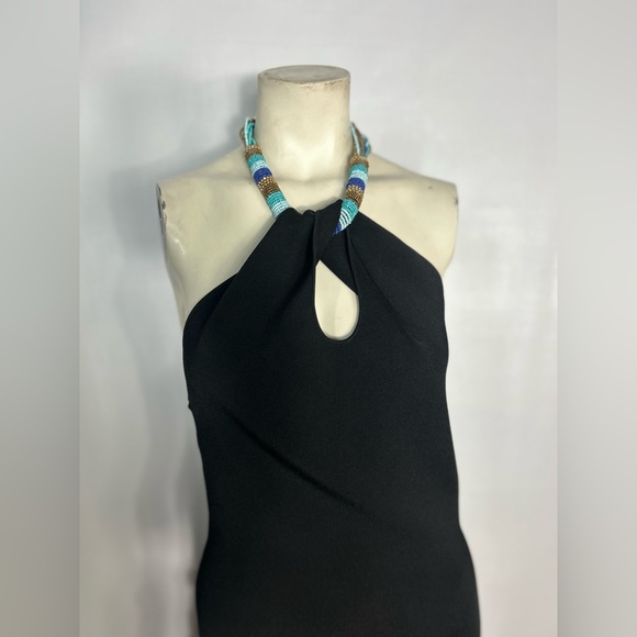 Galvan London CLEOPATRA DRESS - BLACK (M) - Picture 9 of 14